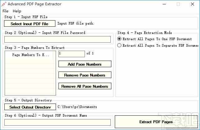 Advanced PDF Page Extractor,PDF页面提取,页面提取